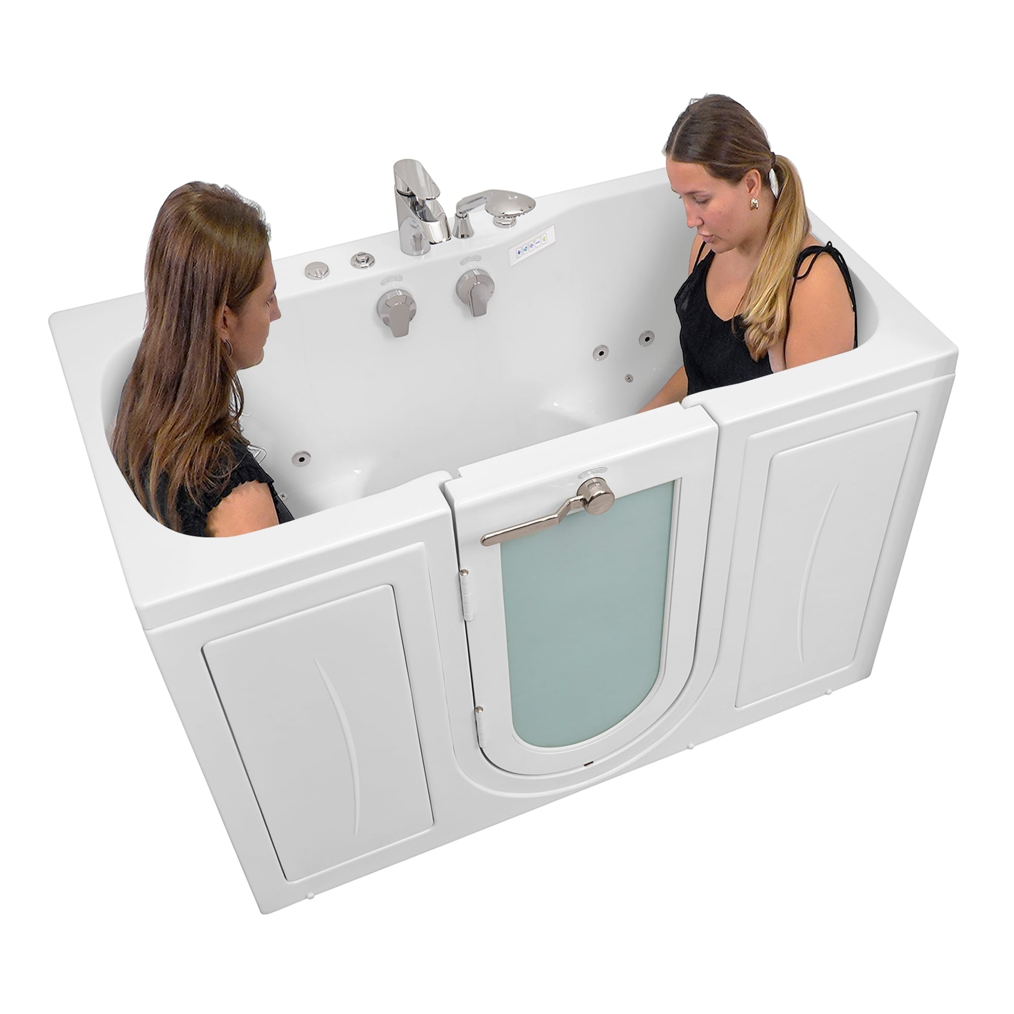 Ella Monaco 32" Acrylic Hydro Massage WalkIn Bathtub with Outward